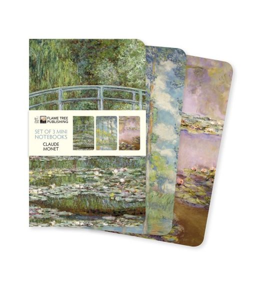 Bloknot \ Блокнот \ Notebook Claude Monet Set of 3 Mini Notebooks 2