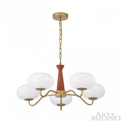 Подвесная люстра Arte Milano AM-Napoli 310166/D680/5 BS/WD