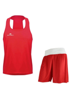 Форма для бокса, шорты и майка BBG909 Красная