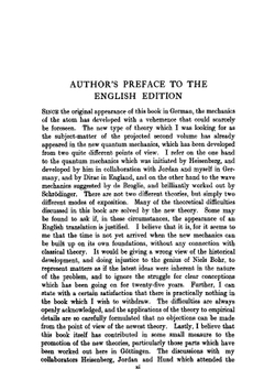 The mechanics of the atom | Max Born