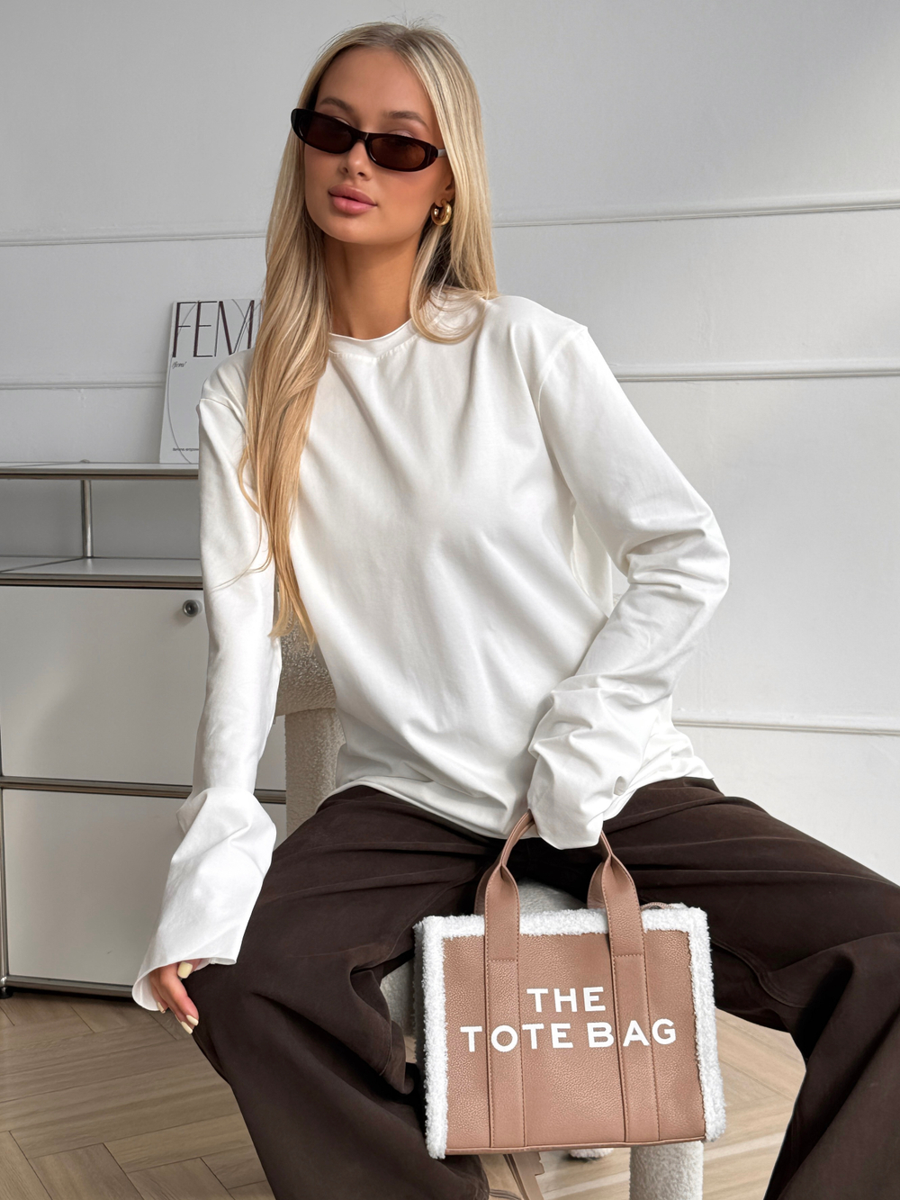 Лонгслив оверсайз