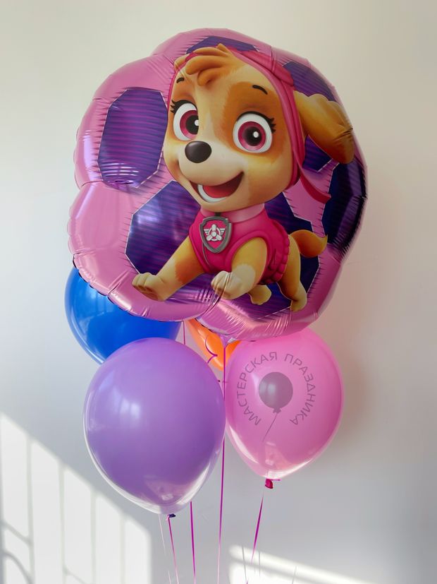 "Веселые щенки" (набор из 6 шаров) №2175