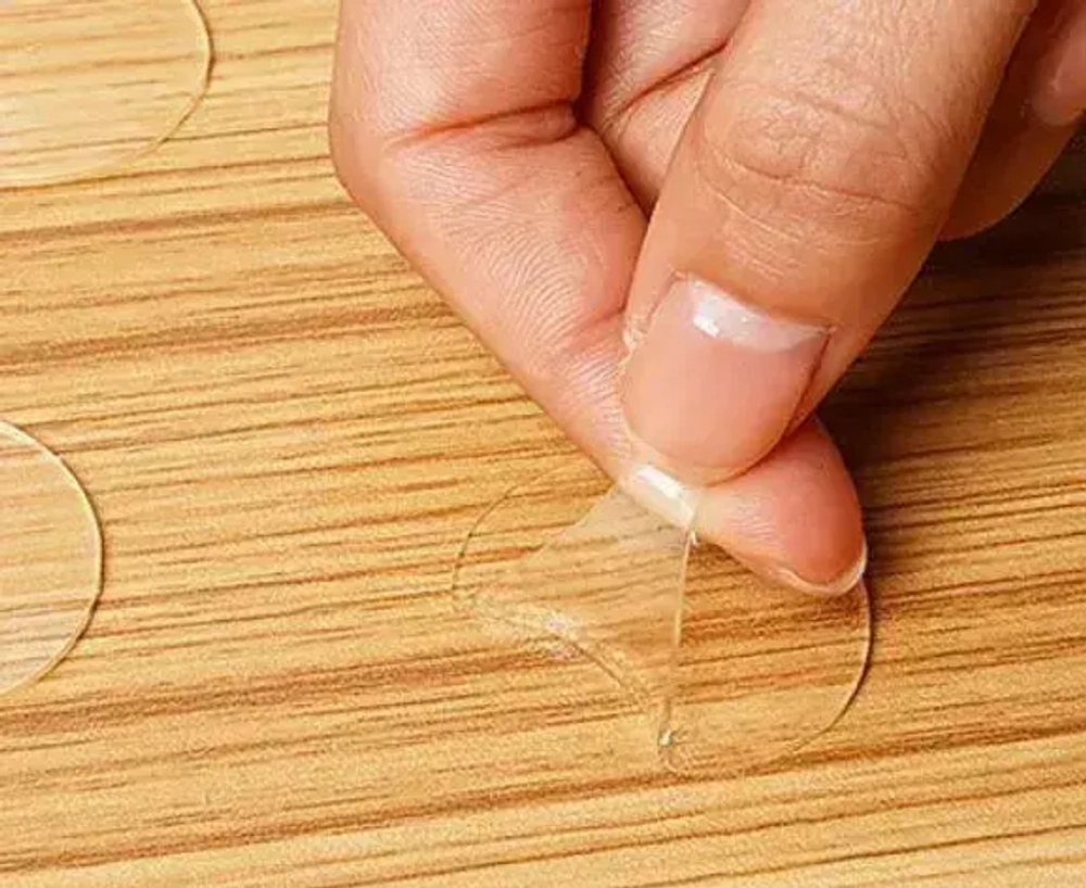 Клейкая лента двусторонняя круглая , скотч двухсторонний для крепления точечный, скотч двухсторонний универсальный, Многоразовая клейкая лента прозрачная, Липучки самоклеющиеся круглые