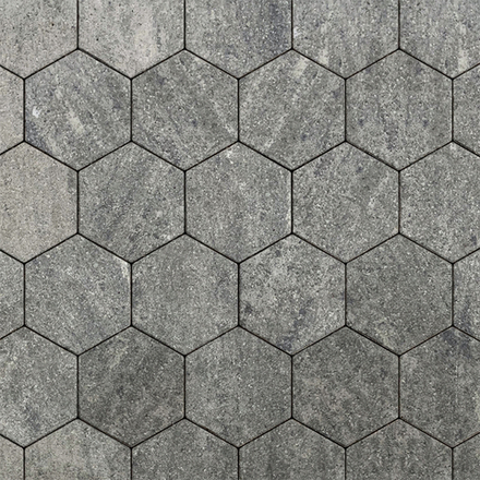 Тротуарная плитка СОТЫ - Искусственный камень Шунгит