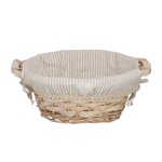 Корзина стеллажная "Полосочка", Д250 Ш250 В100, натуральный