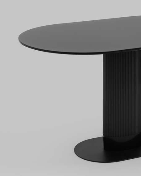 Стол Must 130х80 см, черный