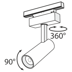 Трековый светильник Maytoni Track lamps TR019-2-10W3K-B