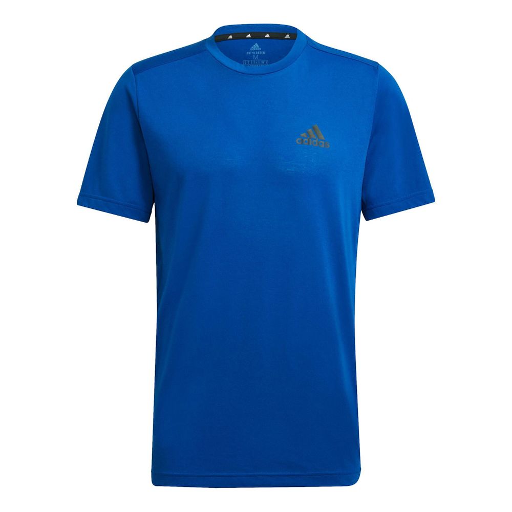 Мужское теннисное поло adidas Freerun T-Shirt Men - Blue