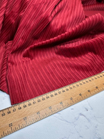 Костюмно-плательный хлопковый вельвет с вискозой (Loro Piana, 80%хлопок/20%вискоза, Ягодный красный, 145, 220 гр/м2)