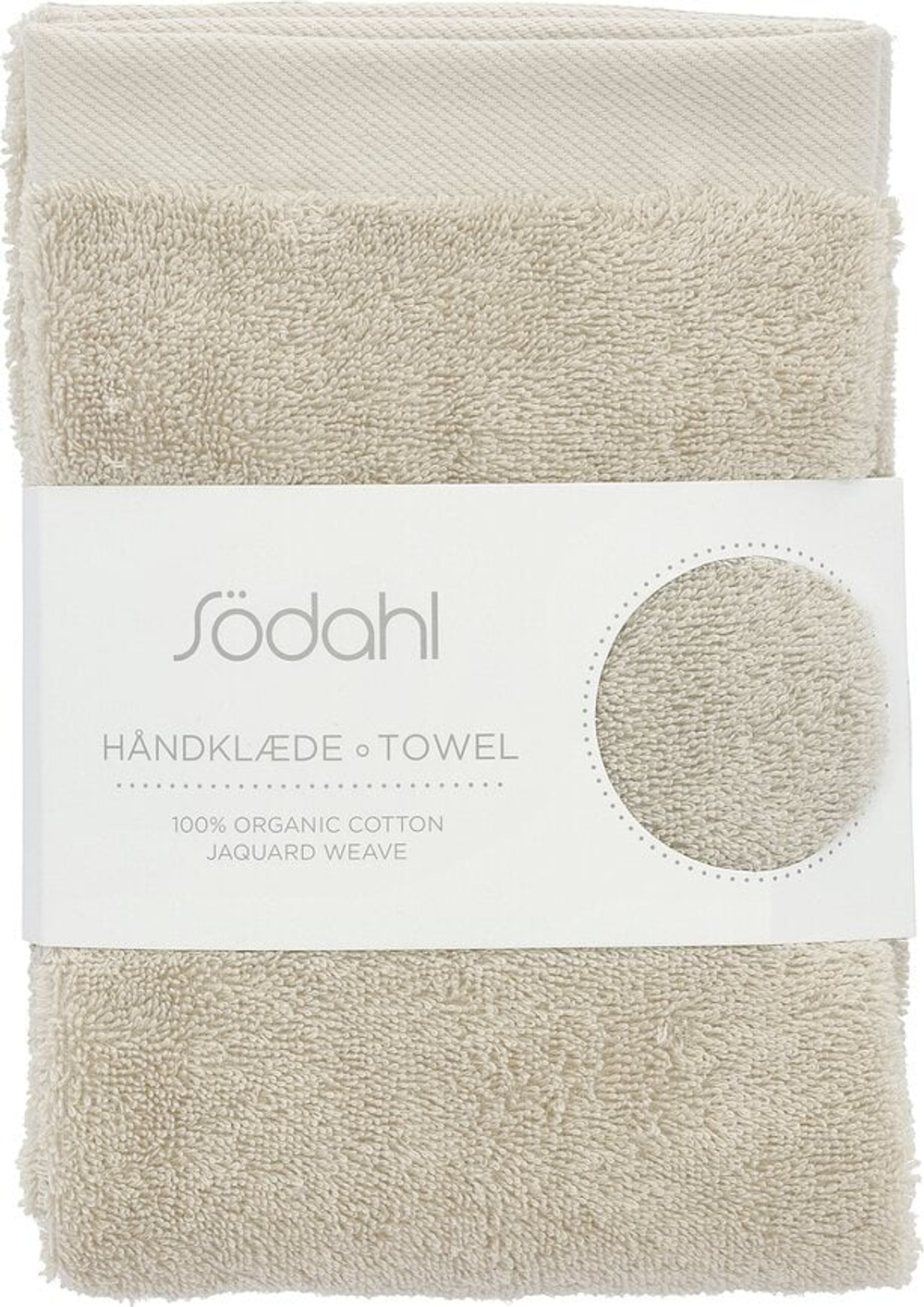 Полотенце банное s dahl comfort organic ii, хлопок, 50 , бежевое · арт. fabr 32856