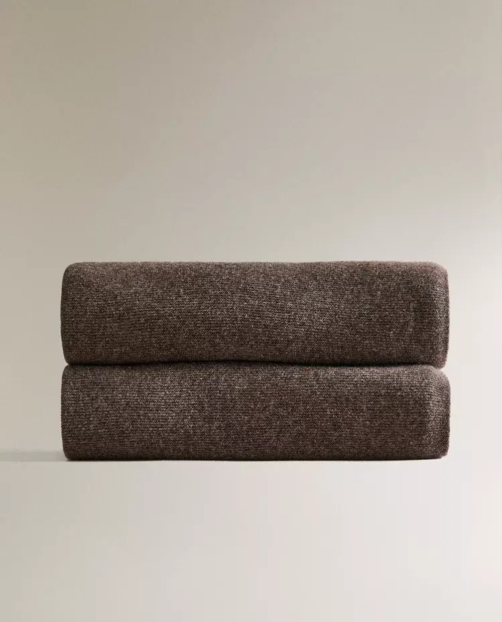 ZARA HOME ДЕТСКИЙ ПЛЕД ИЗ КАШЕМИРА, КОРИЧНЕВЫЙ