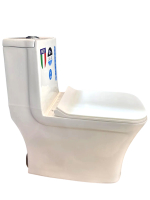 Унитаз моноблок безободковый 106 Flat P Trap