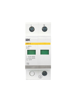 Ограничитель перенапряжения ОПС1-C 2P KARAT IEK MOP20-2-C