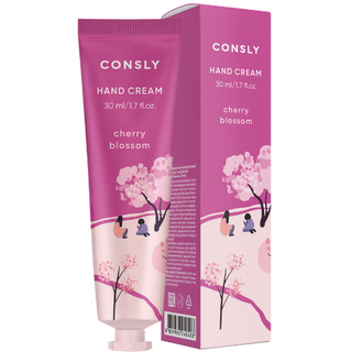 Крем для рук с экстрактом цветущей вишни CONSLY Perfume Hyaluron Cherry Blossom Hand Cream 30 мл