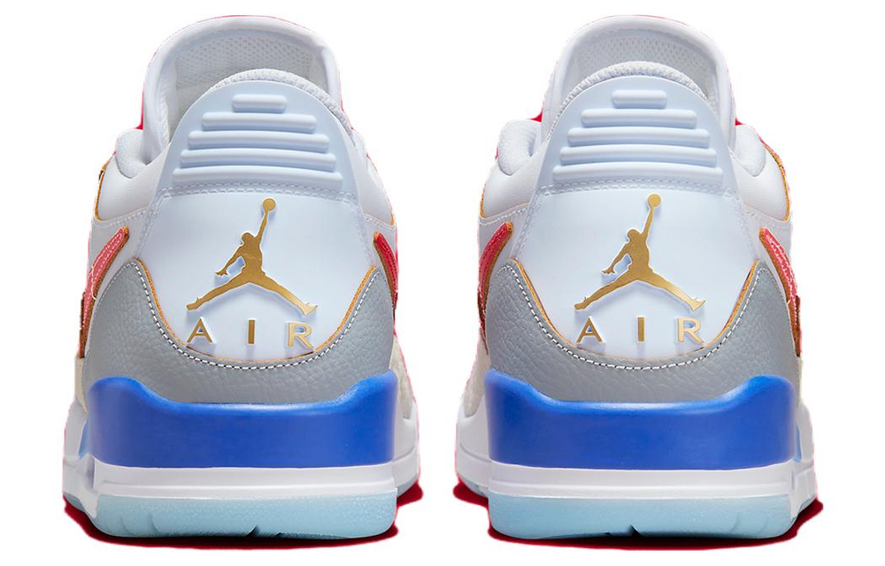 Jordan Legacy 312 Low "White Game Royal University Red"