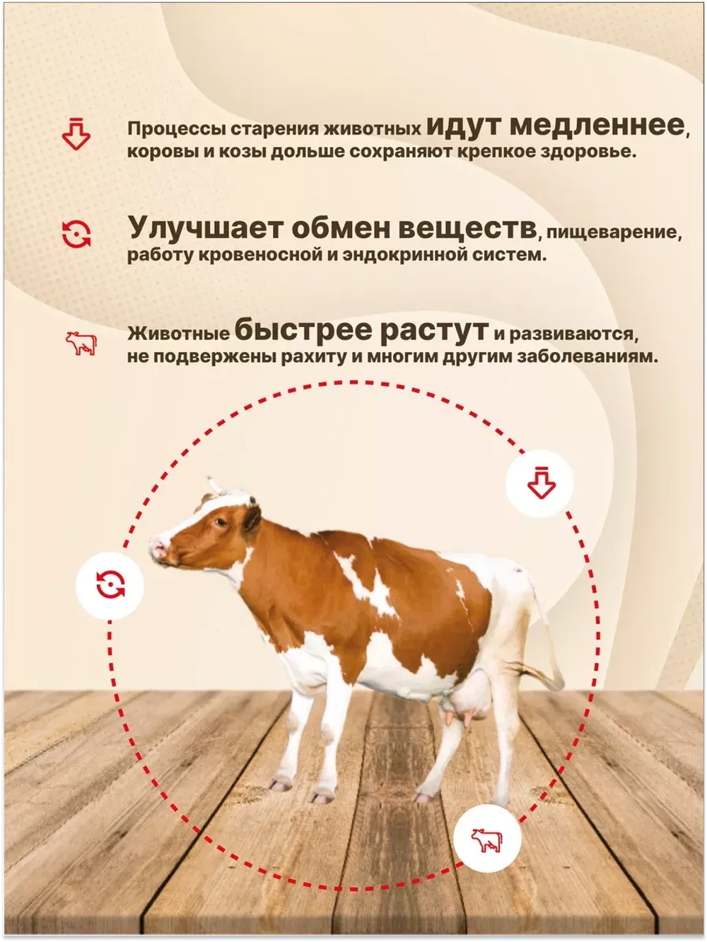 Крепковит для крупного рогатого скота 2кг *3шт
