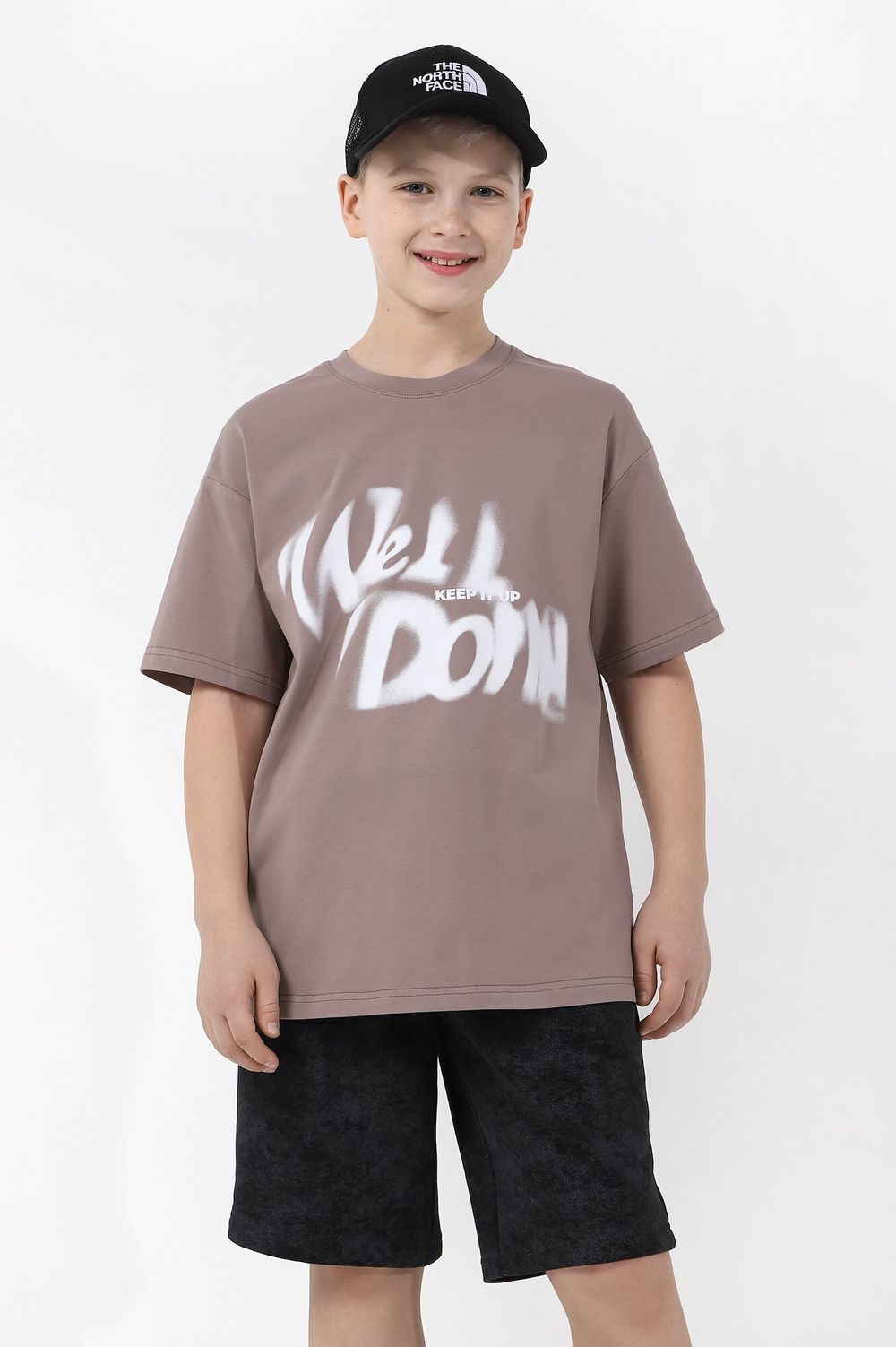 Фуфайка (футболка) для мальчика  Леон-3 Виотекс БЕЖЕВЫЙ