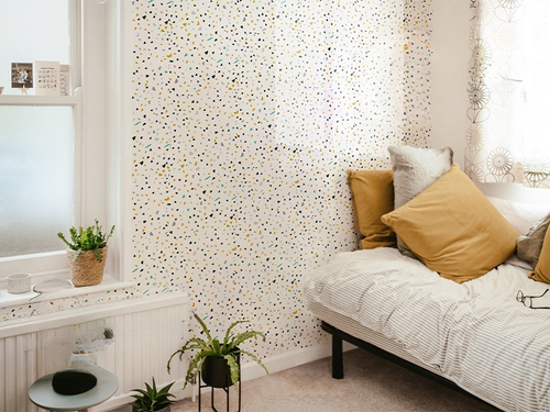 Самоклеящаяся панель ПВХ Цветная крошка 600х300х2 мм