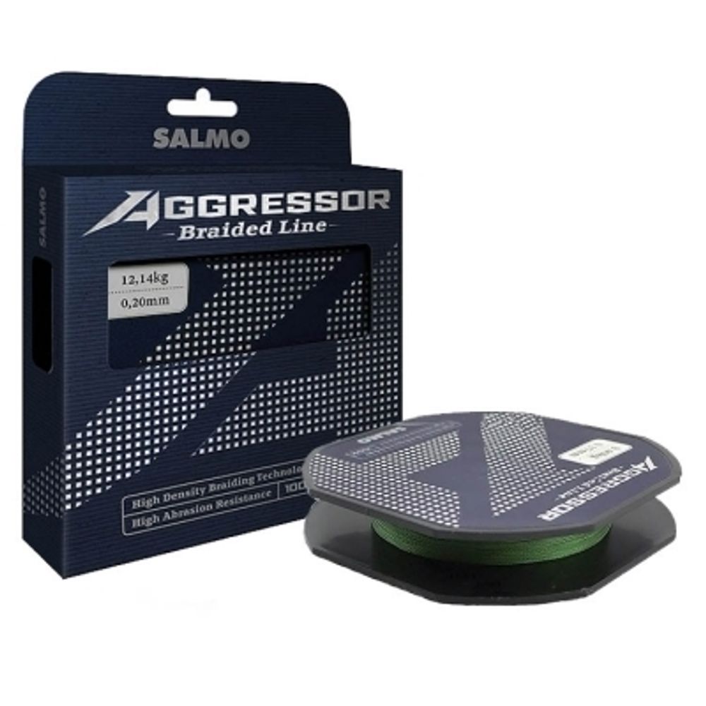 Плетеный шнур Salmo Aggressor BRAID 100м (1шт.)