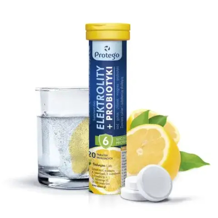 Протего Электролиты + Пробиотики - 20 шипучих таблеток