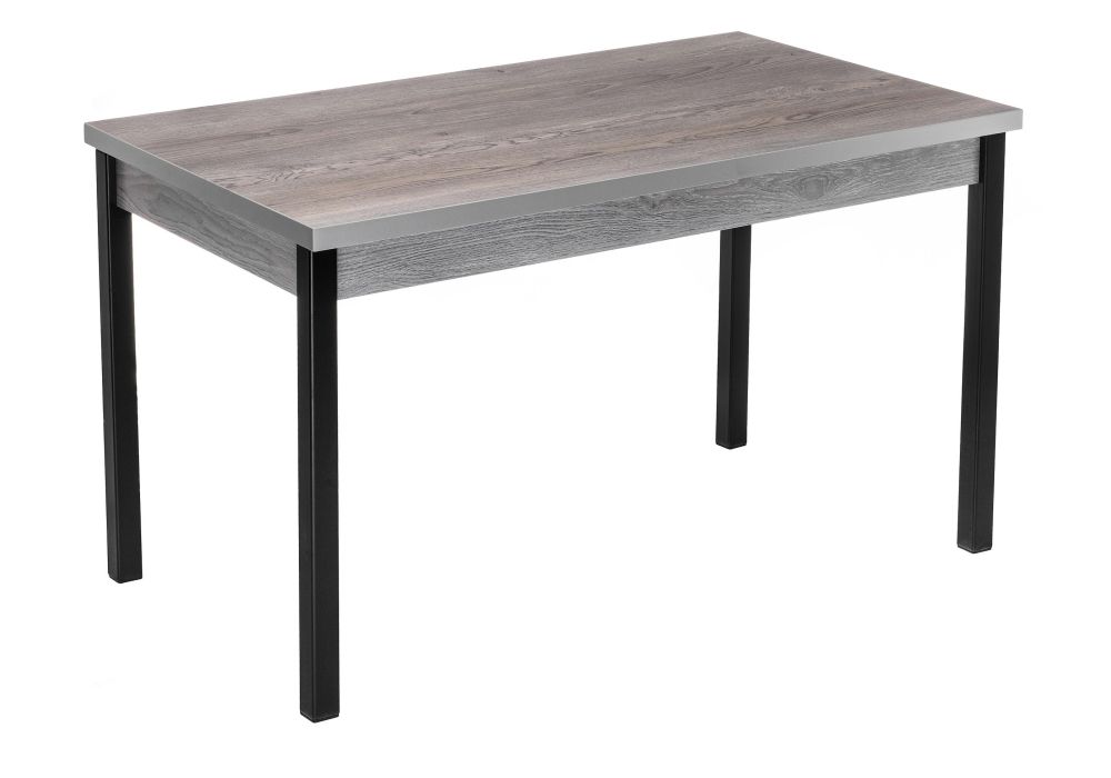 Стол Оригон 120(160)х70х77 навара / черный матовый