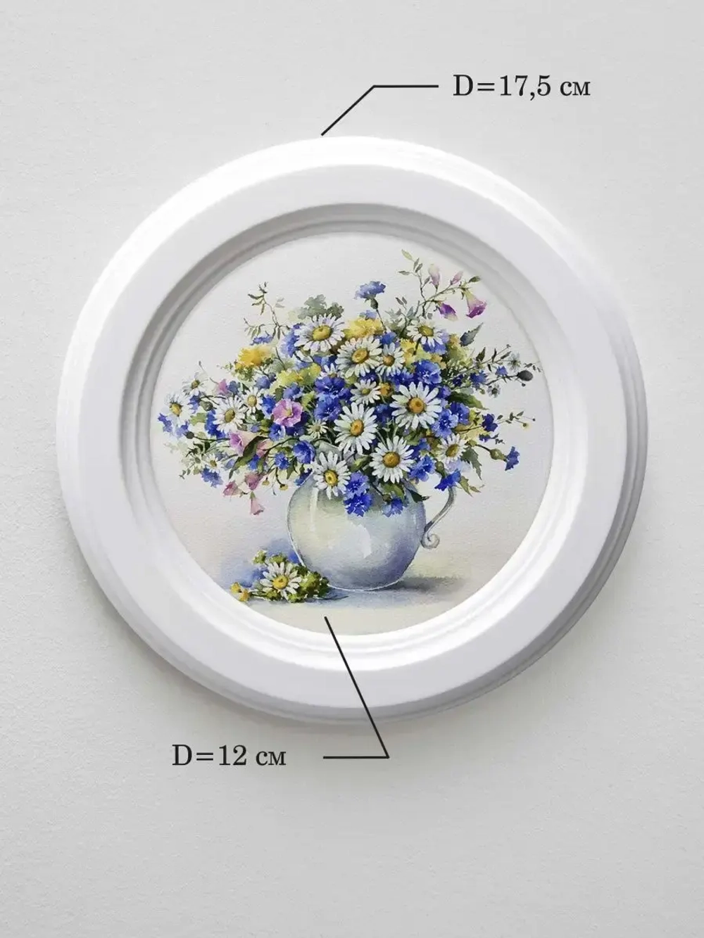 Картины на стену интерьерные на холсте 3 шт. 17.5 см