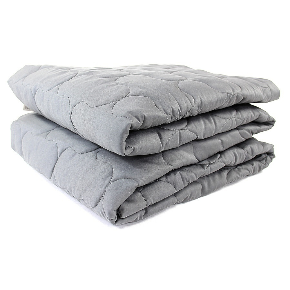 Покрывало стеганое серого цвета russian north, 230х250 см