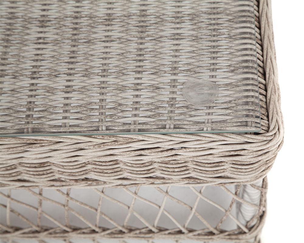 "Гранд Латте" стол журнальный из искусственного ротанга, цвет бежевый