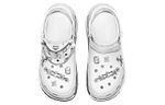 Crocs X MCM Mega Crush Clogs "White Silver"