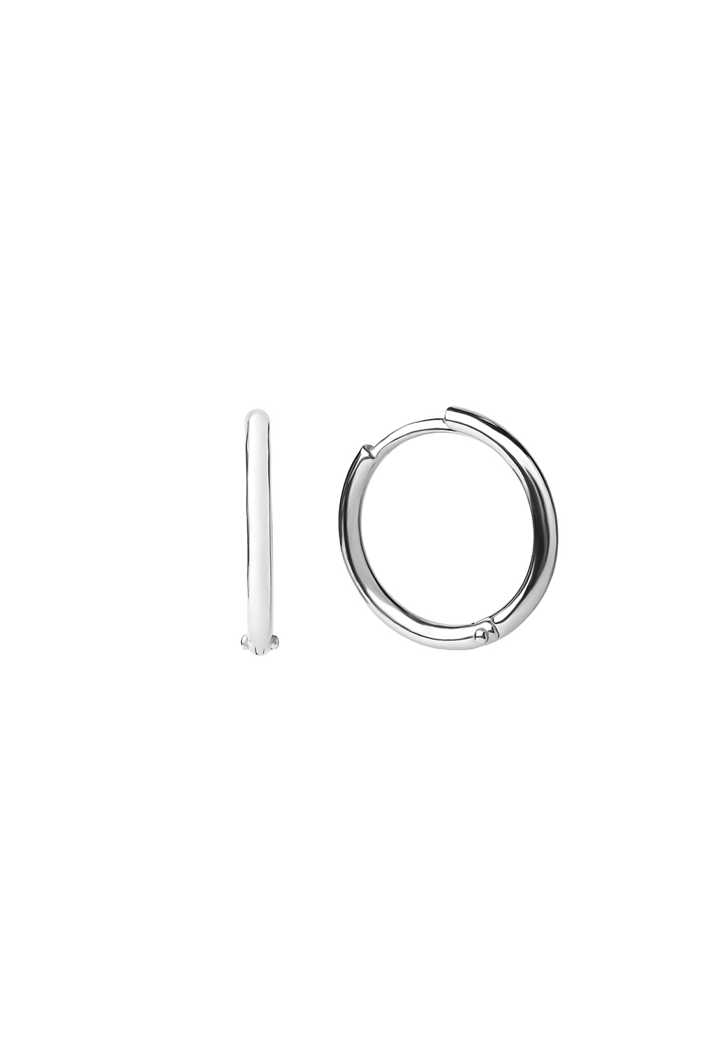 Серебряные серьги кольца 1,8 см