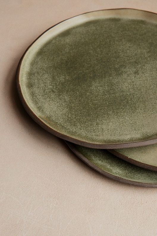 Тарелка Лес Алтая, 22 см / Darika Ceramics