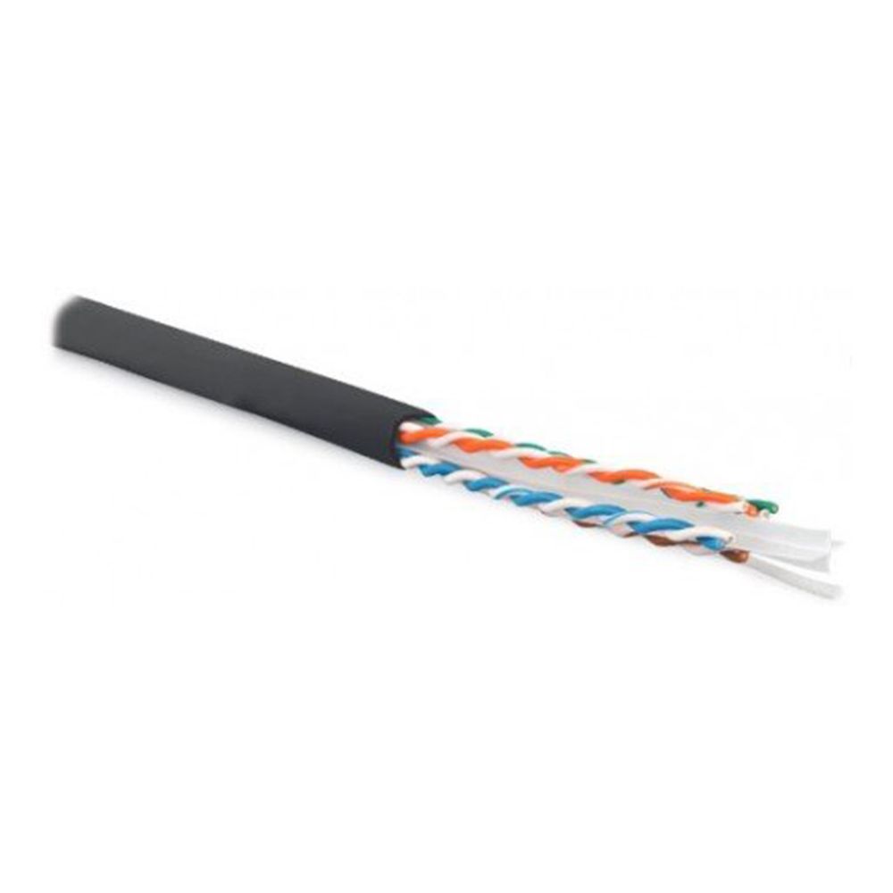 UUTP4-C6-S23-OUT-LSZH-BK-500 U/UTP кат.6, 4 пары, 0,57 LSZH нг(А)-HF кабель витая пара Hyperline