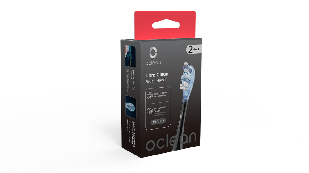 Комплект насадок Стандартная чистка для Oclean X Ultra UС02 (2шт, Черный)