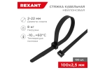 Хомут REXANT nylon 100x2.5 мм 100 шт черный 07-0101