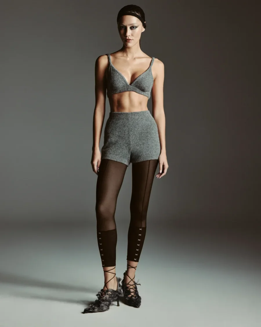 Лосины декоративные М, Коричневые