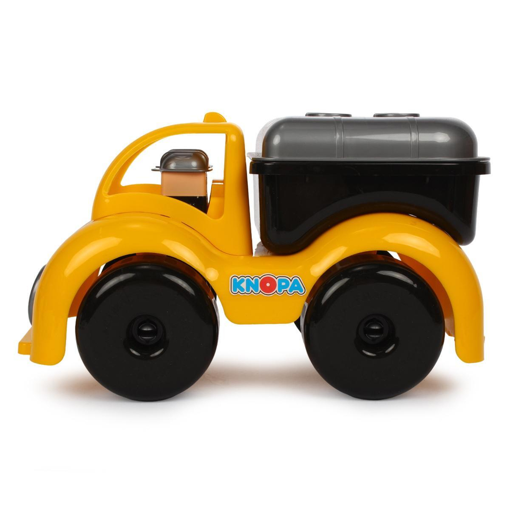 Машинка цистерна "Крепыш на стройке" 33 см (КНОПА)