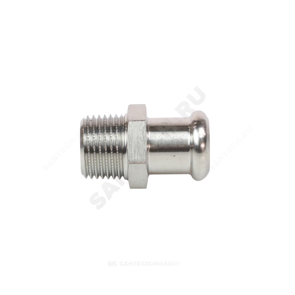 Муфта сталь нерж AISI 316L Дн 15х1/2" Ру16 пресс/НР Inoxpres RM 187102015