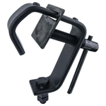 KUPO C-12B Steel clamp, black. Зажим-крюк Зажим-крюк с болтом М12х38 (Ø40-60 мм ↓40 кг), черный