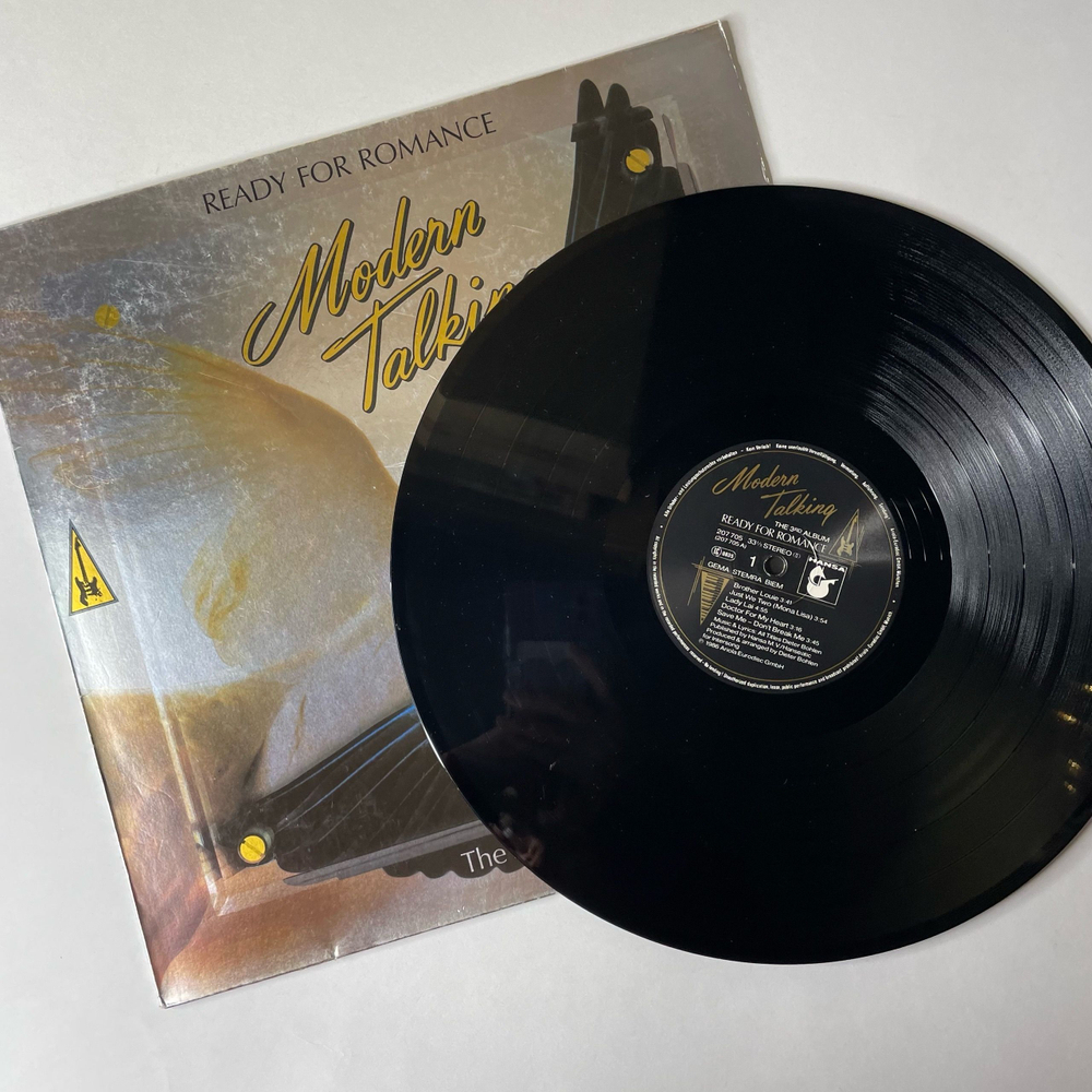 Винтажная виниловая пластинка LP Modern Talking, Ready For Romance (The 3rd Album) (Германия 1986)