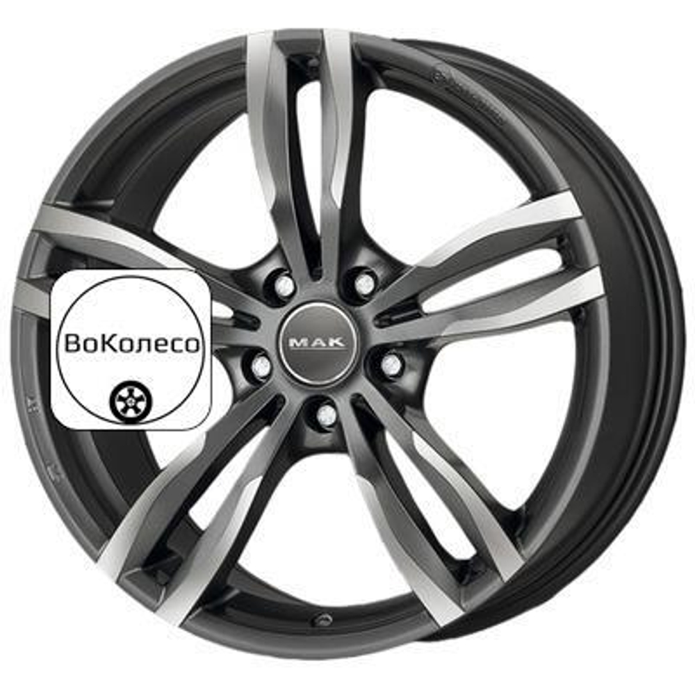 8x19/5x120 ET37 D72,6 Luft Gunmetal Mirror Face MAK
