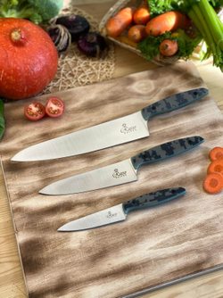 Комплект из трех ножей Alexander N690 (S, M PRO, L PRO)