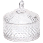 Сахарница стеклянная 250мл «Сладкая мечта» клетка