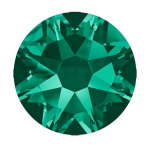 evoli 2088 Flatback Crystals No Hotfix - Emerald