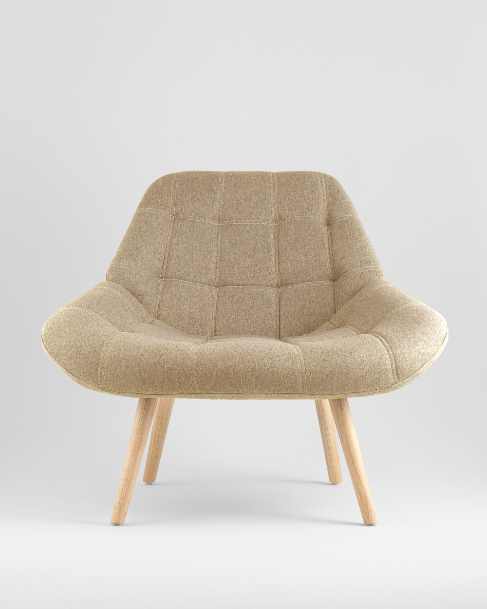 Кресло Олби Квадро бежевый