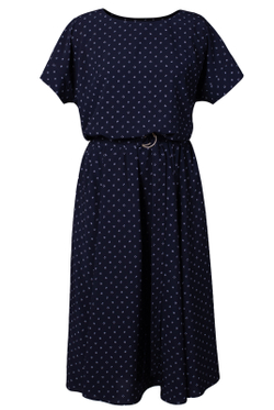 Платье женское 3989зп, т.синий алфавит #176Атс053989зп