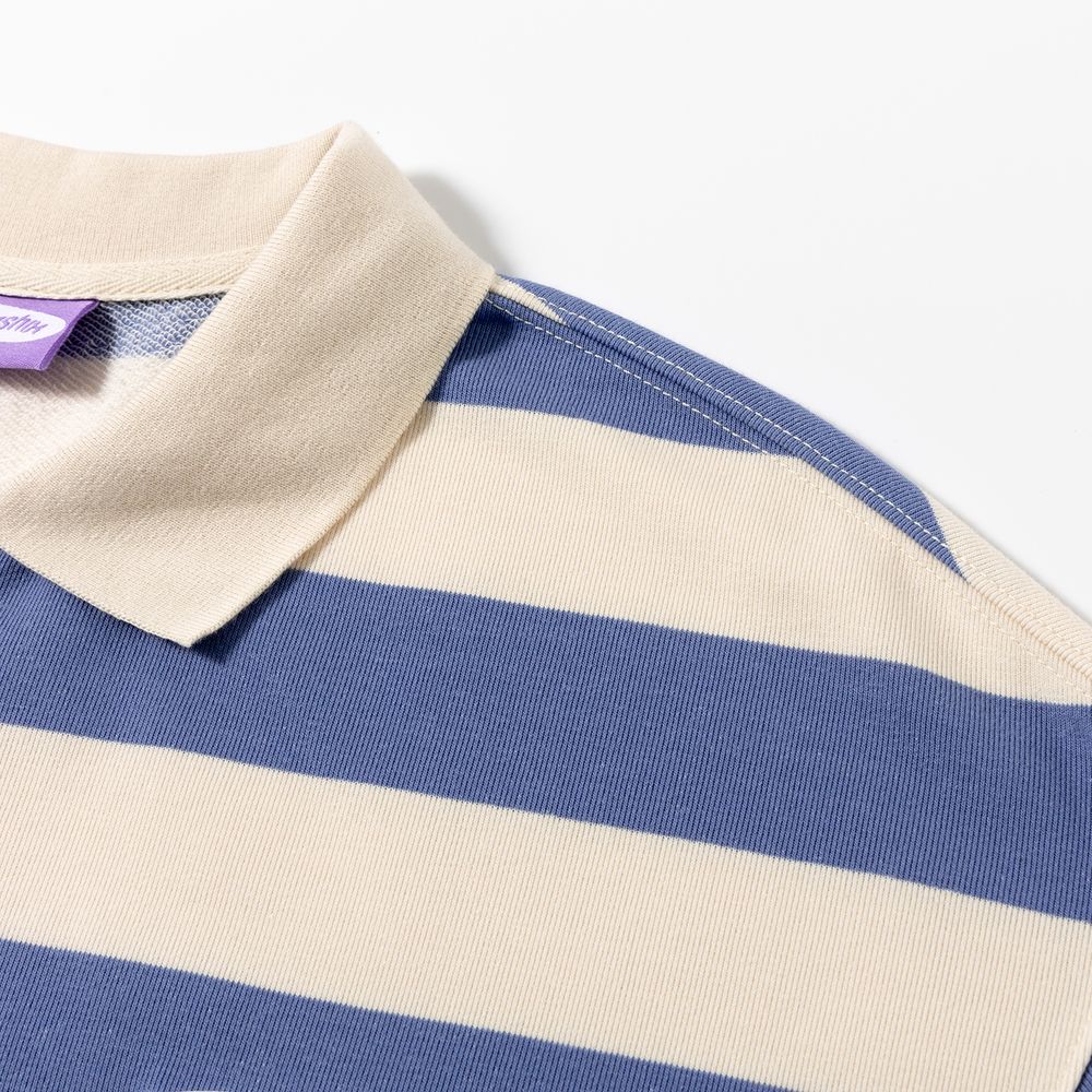 Толстовка YMKASHIX Two Strips Бежевый/Синий