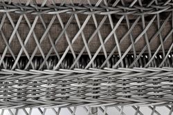 "Гранд Латте" диван трехместный из искусственного ротанга, цвет графит