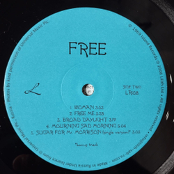 Винтажная виниловая пластинка LP Free (Россия 2006) ЛИЛИT Pekopдc