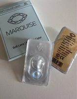 Серо-голубые линзы c окантовкой на 12 мес. Marquise elegance blue m2