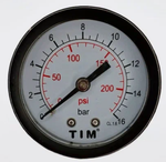 Манометр радиальный TIM Y-50T-16
